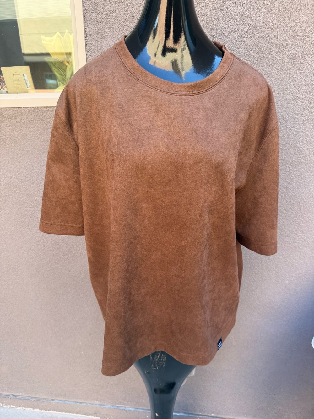 Normvl Threads Men’s Faux Suede Shirt XL